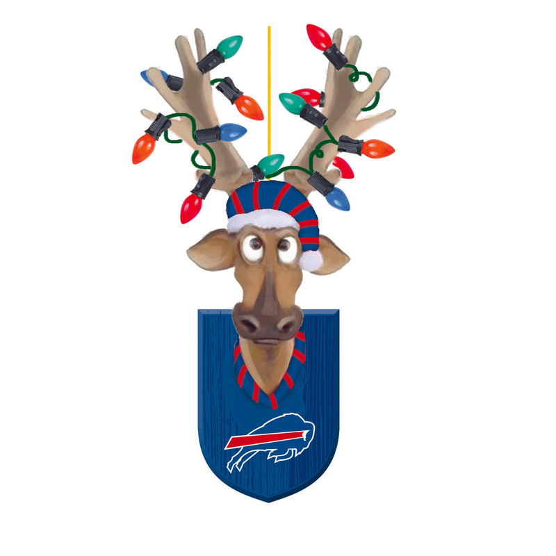 Evergreen Buffalo Bills, Resin Reindeer Orn, 1.57'' x 2.36 '' x 4.02'' inches