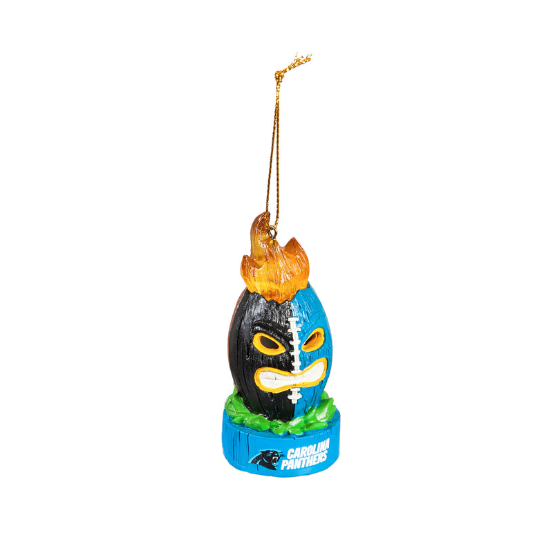 Team Sports America Carolina Panthers Lit Team Tiki Ball Ornament