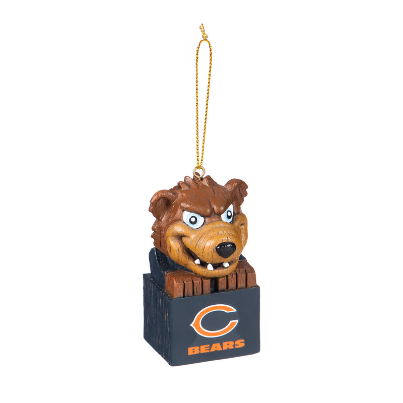 Evergreen Enterprises Mascot Ornament,  Chicago Bears, 1.5'' x 3.5 '' x 1.6'' inches