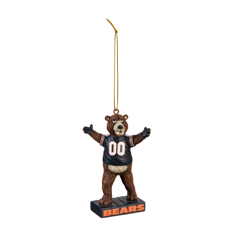 Chicago Bears, Mascot Statue Ornament Officially Licensed Decorative Ornament for Sports Fans