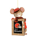 Cleveland Browns, Holiday Mouse Ornament,3ot3807mou