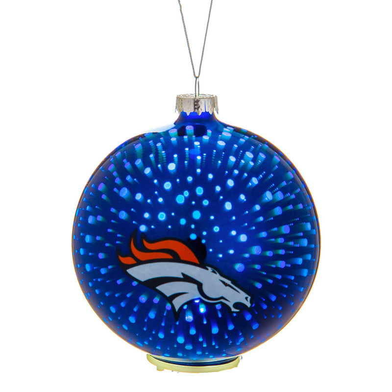 Team Sports America Denver Broncos Stargazing Team Logo Matching Ornaments 2-Piece Set
