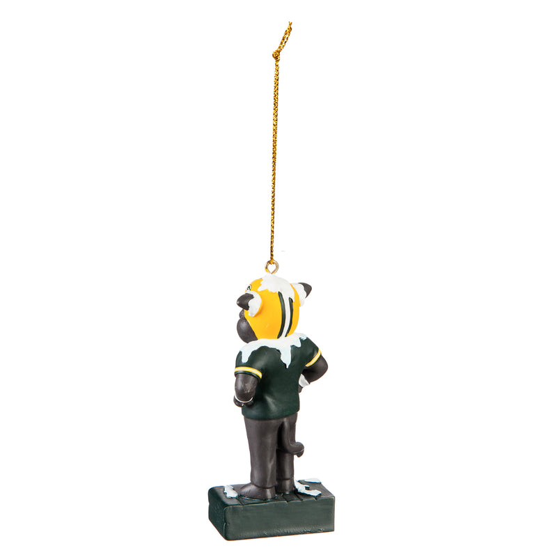 Green Bay Packers, Mascot Statue Ornament Officially Licensed Decorative Ornament for Sports Fans