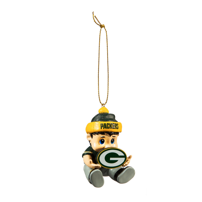 Evergreen Enterprises Green Bay Packers, New Lil Fan, 1.75'' x 2 '' x 3'' inches