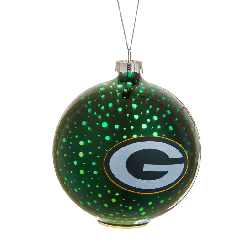 Team Sports America Green Bay Packers Stargazing Team Logo Matching Ornaments 2-Piece Set