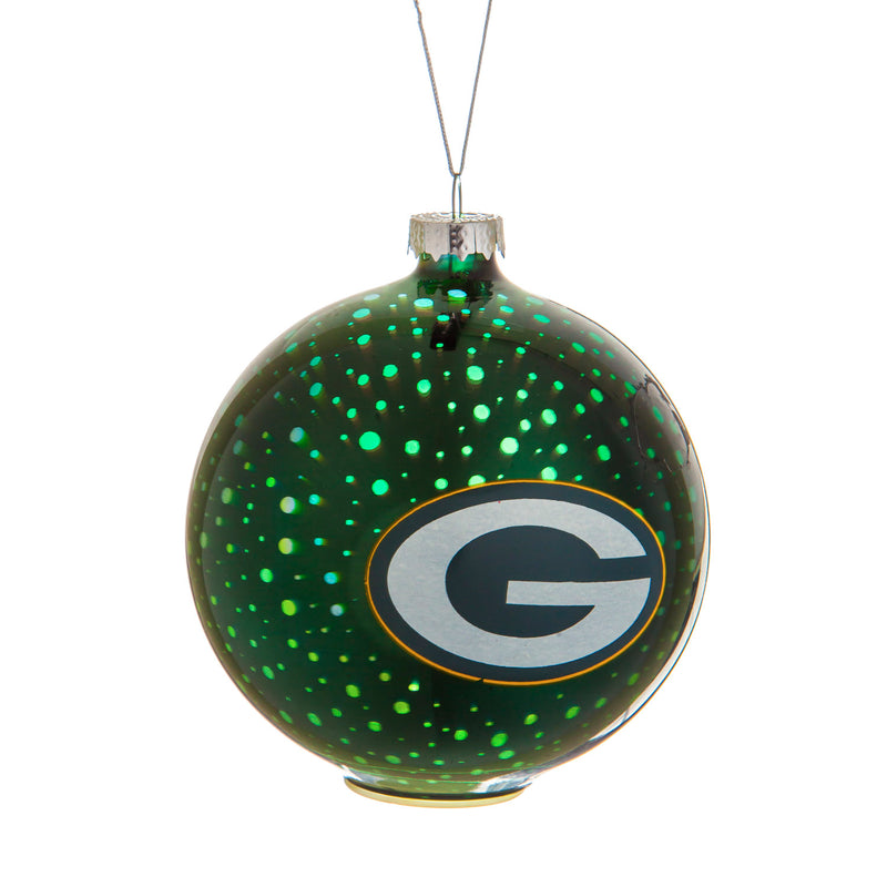Team Sports America Green Bay Packers Stargazing Team Logo Matching Ornaments 2-Piece Set
