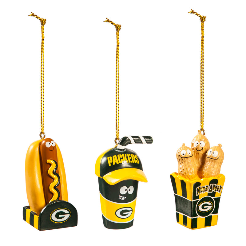 Evergreen Green Bay Packers, Snack Pack, 1.25'' x 1.5 '' x 2.25'' inches