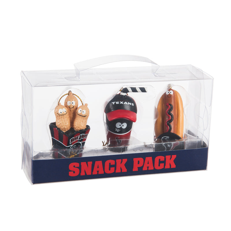 Evergreen Houston Texans, Snack Pack, 1.25'' x 1.5 '' x 2.25'' inches
