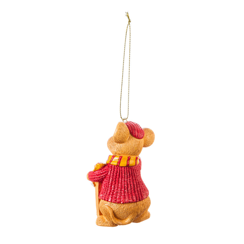 Kansas City Chiefs, Holiday Mouse Ornament Officially Licensed Decorative Ornament for Sports Fans Ornament