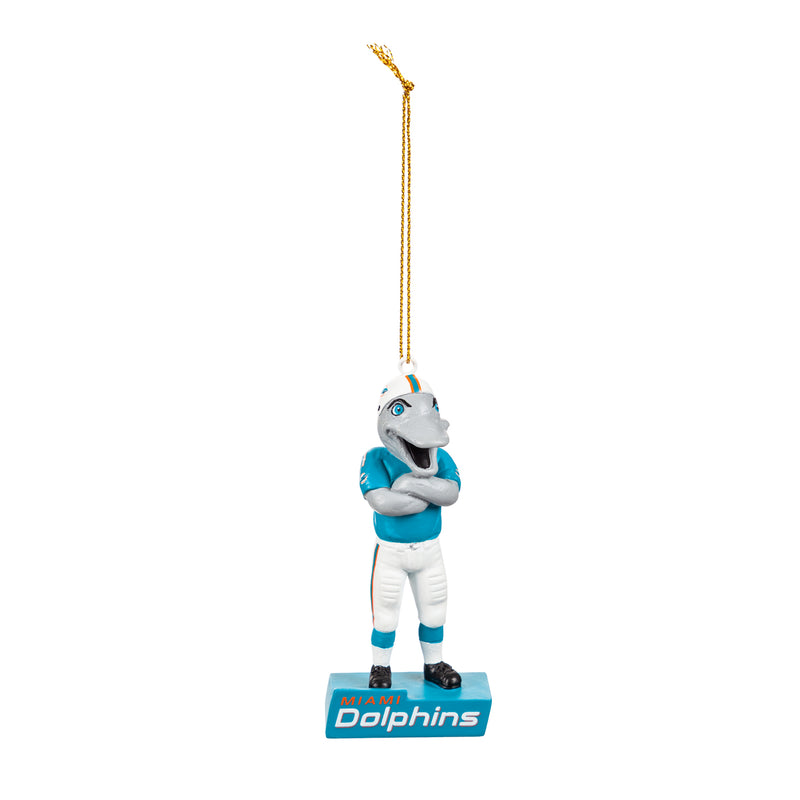 Miami Dolphins, Mascot Statue Orn,3ot3816ms