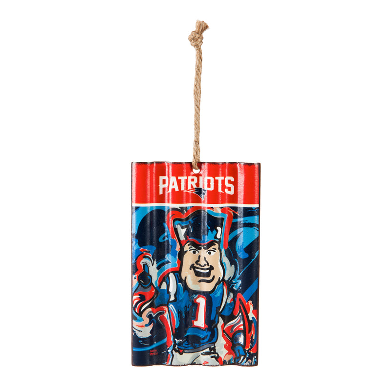 New England Patriots, Corrugate Orn Justin Patten,3ot3818jpa