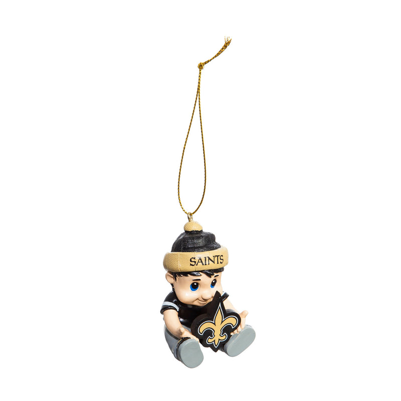 Evergreen Enterprises New Orleans Saints, New Lil Fan, 1.75'' x 2 '' x 3'' inches