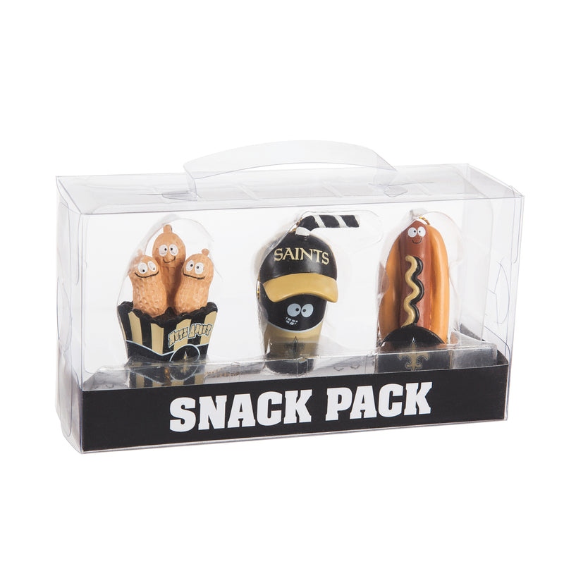 Evergreen New Orleans Saints, Snack Pack, 1.25'' x 1.5 '' x 2.25'' inches