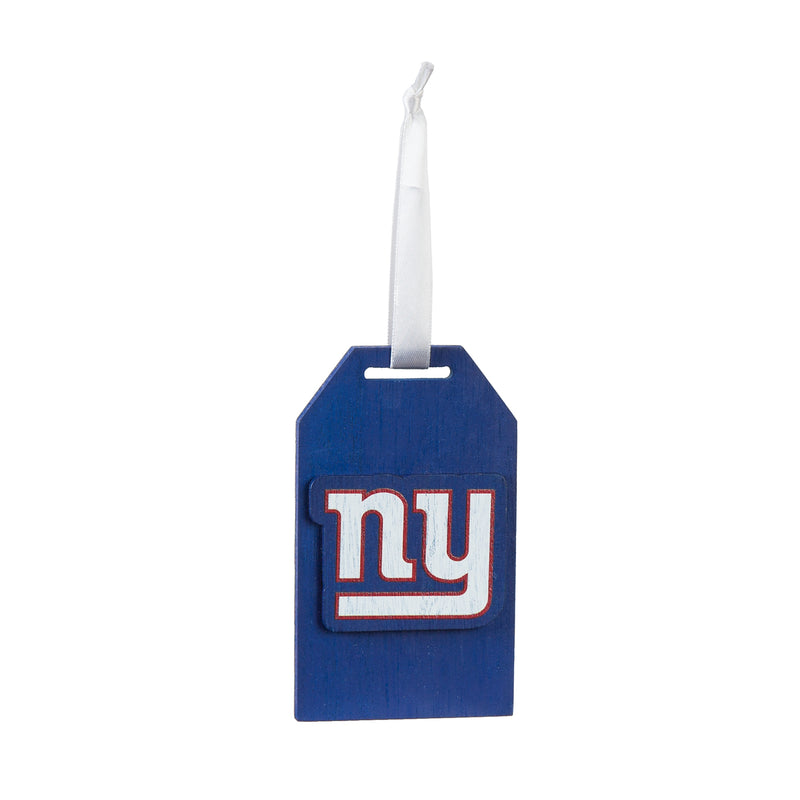 Team Sports America New York Giants Team Logo Gift Tag Ornament