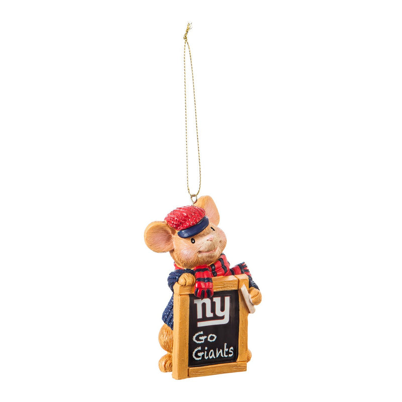 New York Giants, Holiday Mouse Ornament Officially Licensed Decorative Ornament for Sports Fans Ornament