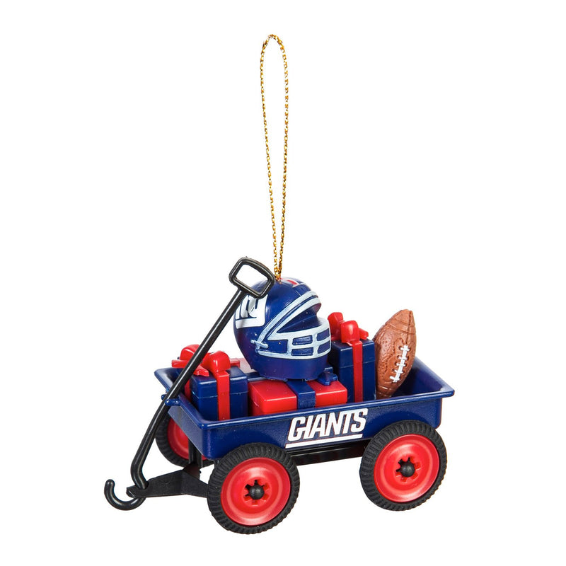 Team Sports America New York Giants NFL Wagon Ornament Christmas and Decor for Football Fans