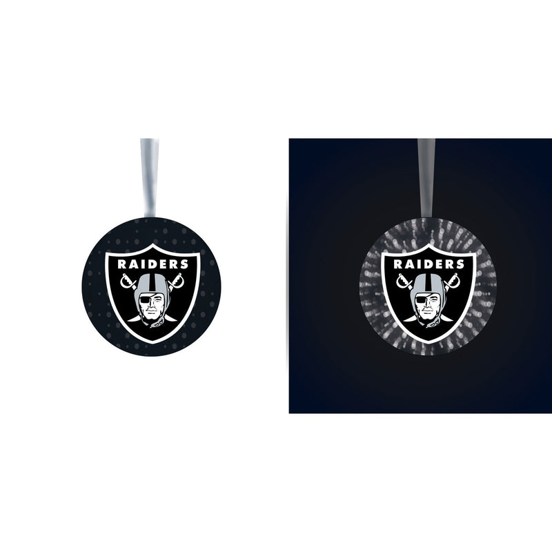 Team Sports America Oakland Raiders Stargazing Team Logo Matching Ornaments 2-Piece Set