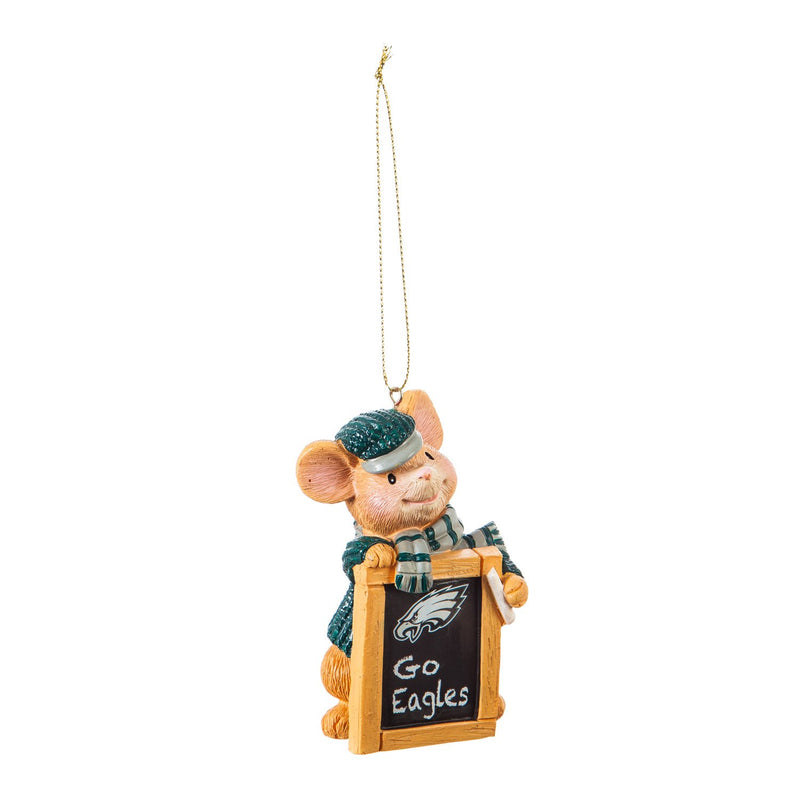 Philadelphia Eagles, Holiday Mouse Ornament Officially Licensed Decorative Ornament for Sports Fans Ornament