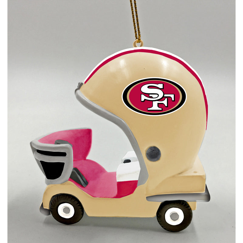 Team Sports America San Francisco 49ers Vintage Field Cart Team Ornament