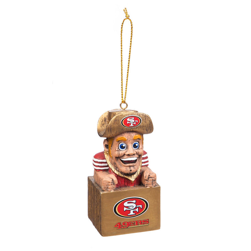Mascot Ornament,  San Francisco 49ers,3ot3826mas