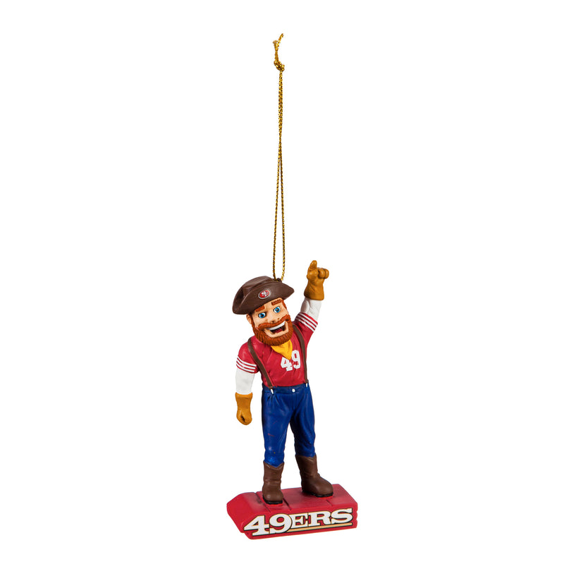 San Francisco 49ers, Mascot Statue Ornament Officially Licensed Decorative Ornament for Sports Fans
