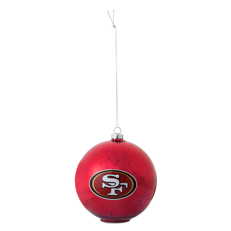 Team Sports America San Francisco 49ers Stargazing Team Logo Matching Ornaments 2-Piece Set