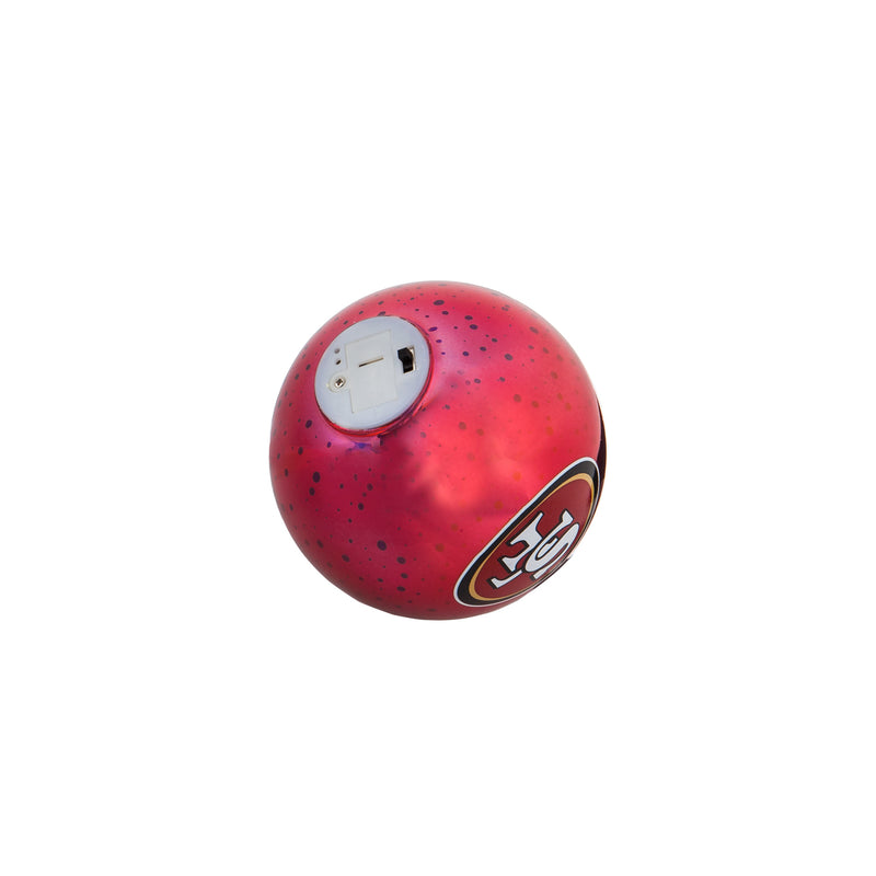 Team Sports America San Francisco 49ers Stargazing Team Logo Matching Ornaments 2-Piece Set