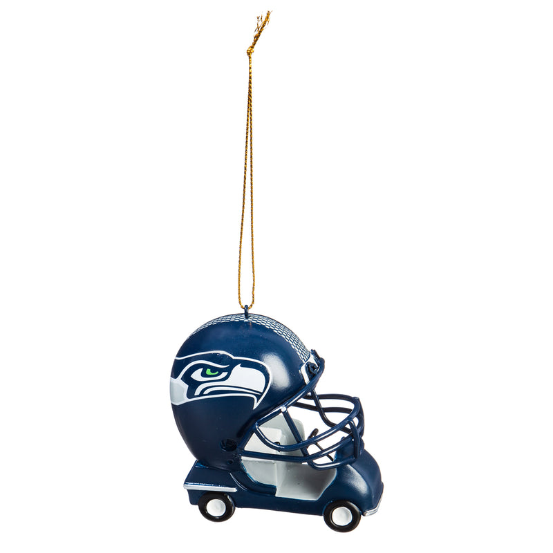Team Sports America Seattle Seahawks Vintage Field Cart Team Ornament