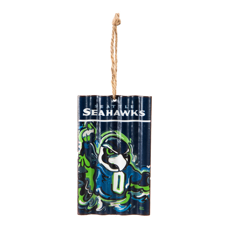 Seattle Seahawks, Corrugate Orn Justin Patten,3ot3827jpa