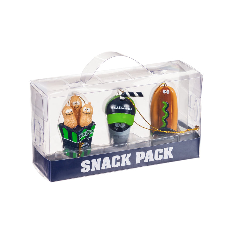 Evergreen Seattle Seahawks, Snack Pack, 1.25'' x 1.5 '' x 2.25'' inches
