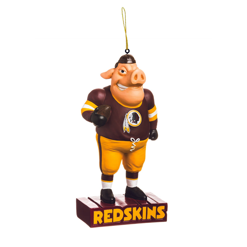 Evergreen Washington Redskins, Mascot Statue Orn, 2.56'' x 1.38 '' x 3.5'' inches