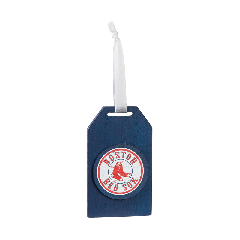 Evergreen Boston Red Sox,Gift Tag Ornament