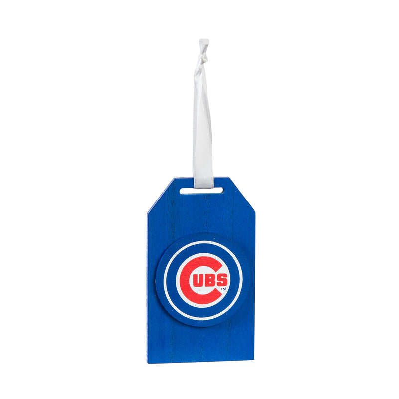 Evergreen Chicago Cubs,Gift Tag Ornament