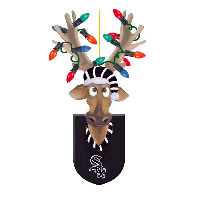 Evergreen Chicago White Sox, Resin Reindeer Orn, 1.57'' x 2.36 '' x 4.02'' inches