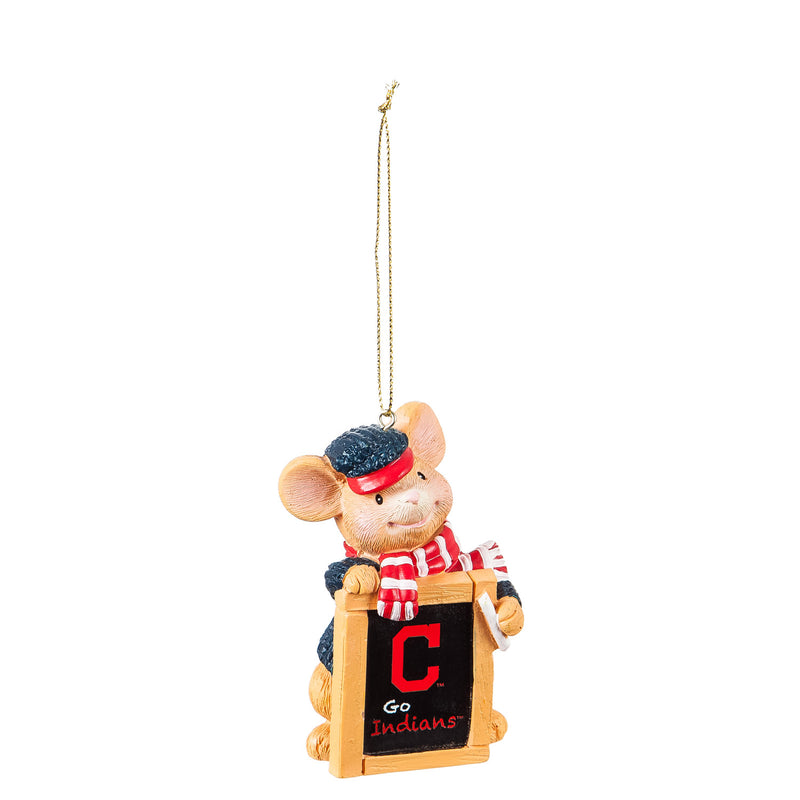 Cleveland Indians, Holiday Mouse Ornament,3ot4207mou