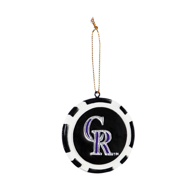 Game Chip Ornament, Colorado Rockies,3ot4208pc