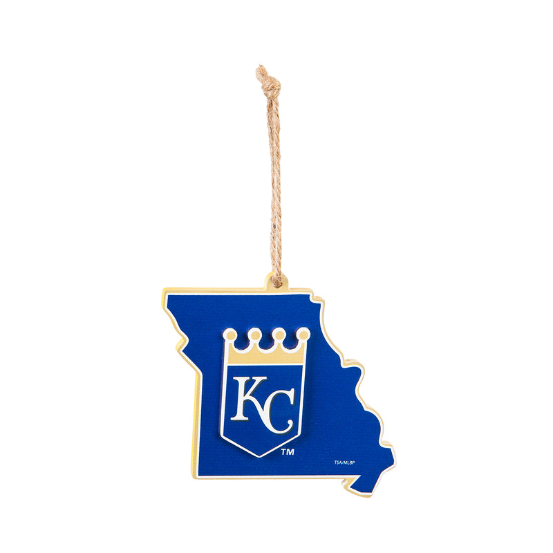 Kansas City Royals, State Ornament,3ot4211state
