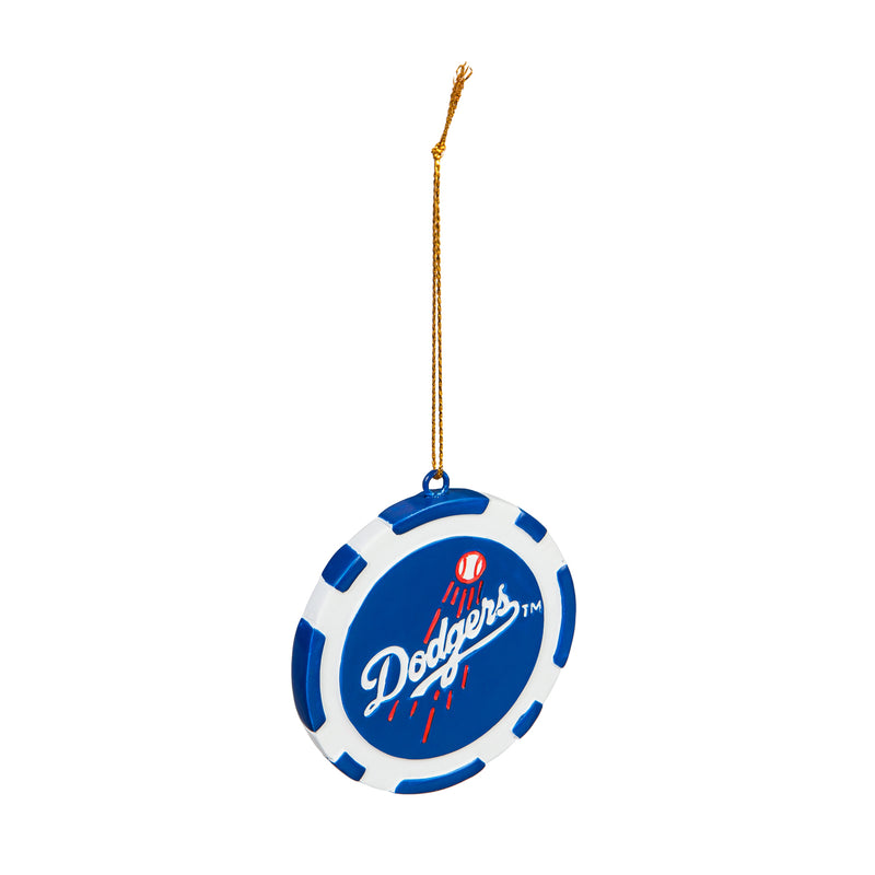 Los Angeles Dodgers, Game Chip Ornament,3ot4213pc