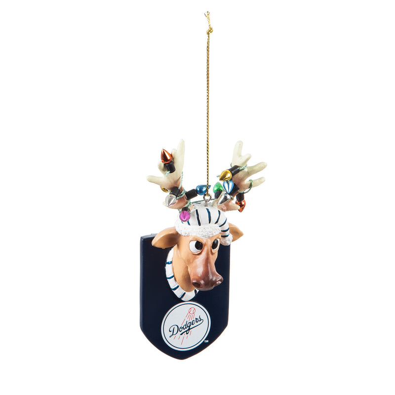 Los Angeles Dodgers, Resin Reindeer Orn,3ot4213rro