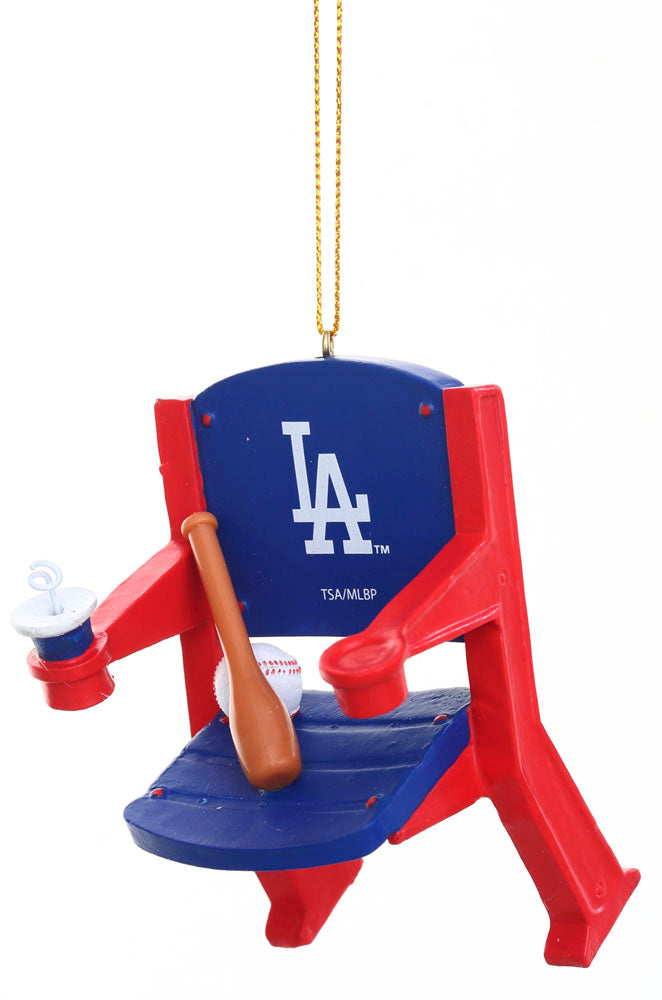Evergreen Enterprises Stadium Chair Ornament, Los Angeles Dodgers, 2.5'' x 2.25 '' x 4'' inches