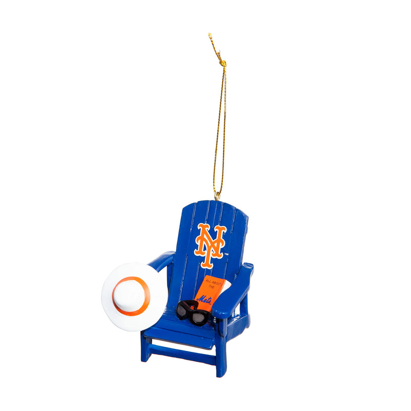 Evergreen New York Mets, Adirondack Ornament, 2.91'' x 3.35 '' x 2.87'' inches