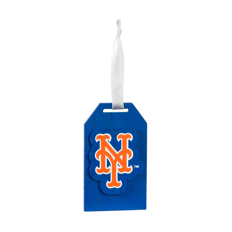 Evergreen New York Mets,Gift Tag Ornament