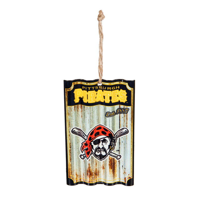 Pittsburgh Pirates, Metal Corrugate Ornament,3ot4221mc