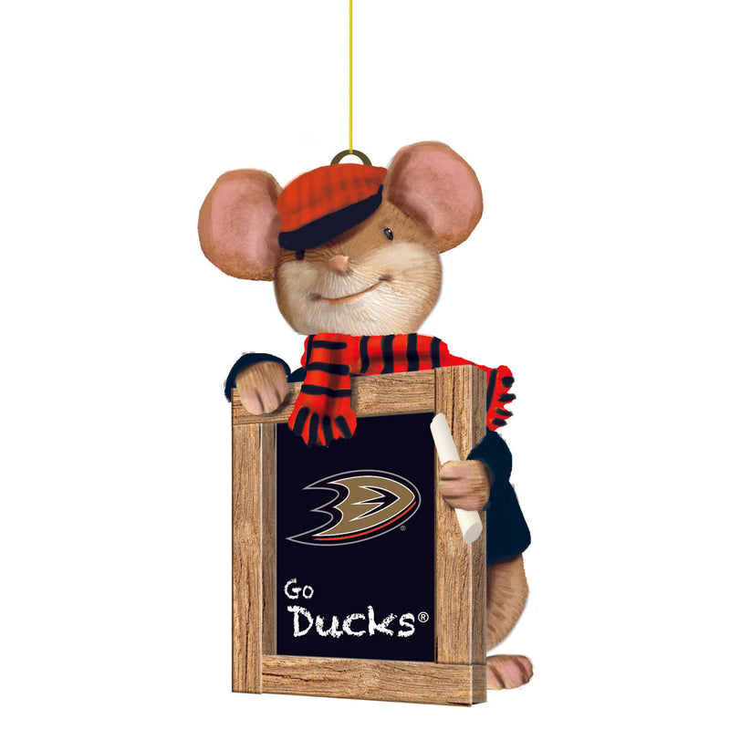 Anaheim Ducks, Holiday Mouse Ornament,3ot4350mou