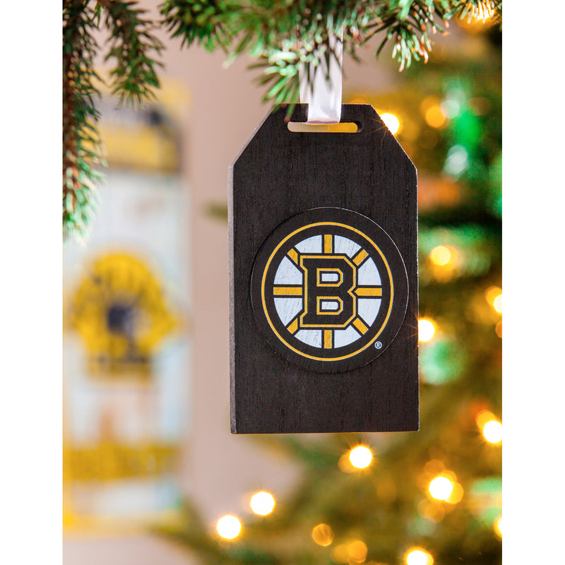 Boston Bruins,Gift Tag Ornament