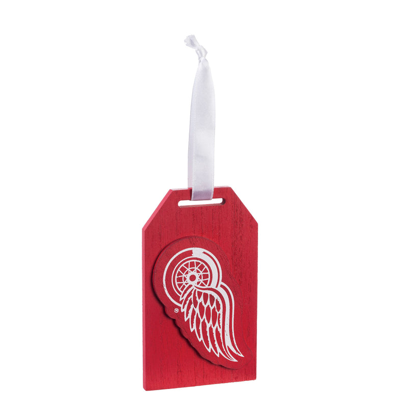 Team Sports America Detroit Red Wings, Gift Tag Ornament Team Logo Gift Tag Ornament