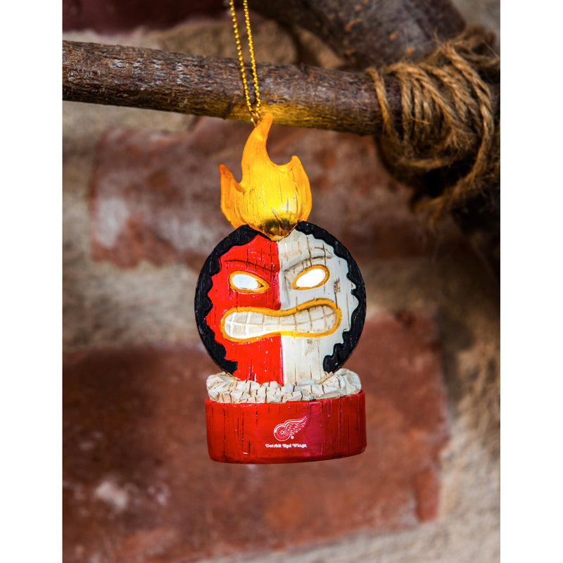 Team Sports America Detroit Red Wings Lit Team Tiki Ball Ornament