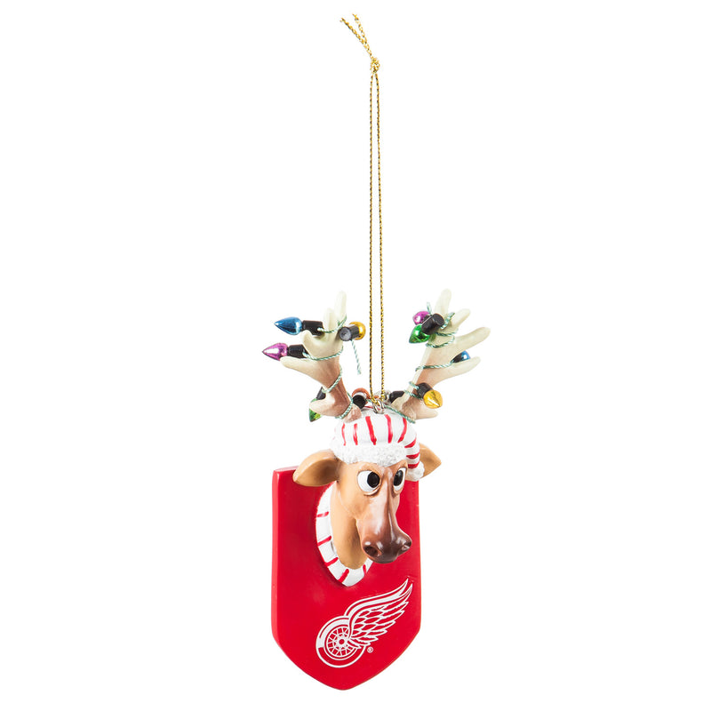 Evergreen Detroit Red Wings, Resin Reindeer Orn, 1.57'' x 2.36 '' x 4.02'' inches