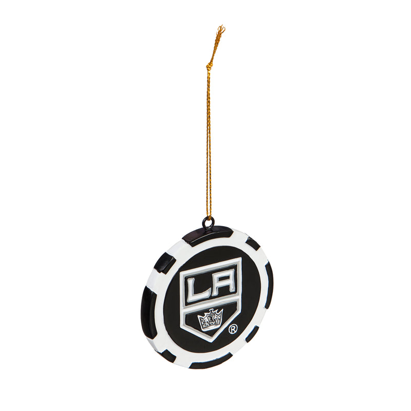 Evergreen Enterprises NHL Los Angeles Kings Game Chip DesignOrnament, Team Colors, One Size