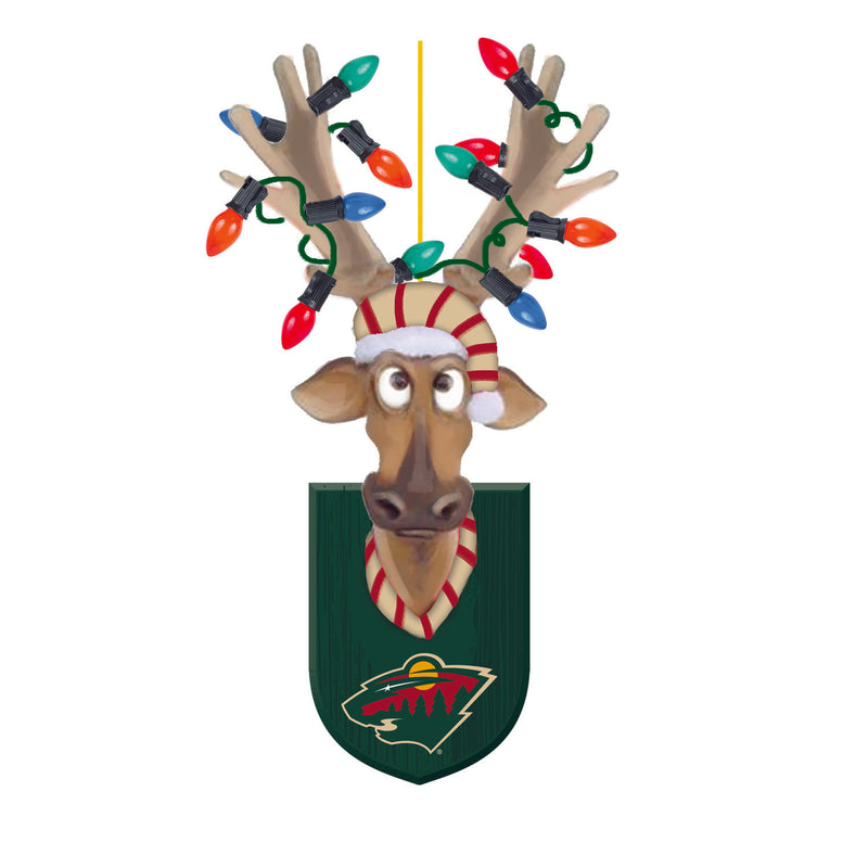 Minnesota Wild, Resin Reindeer Orn,3ot4363rro